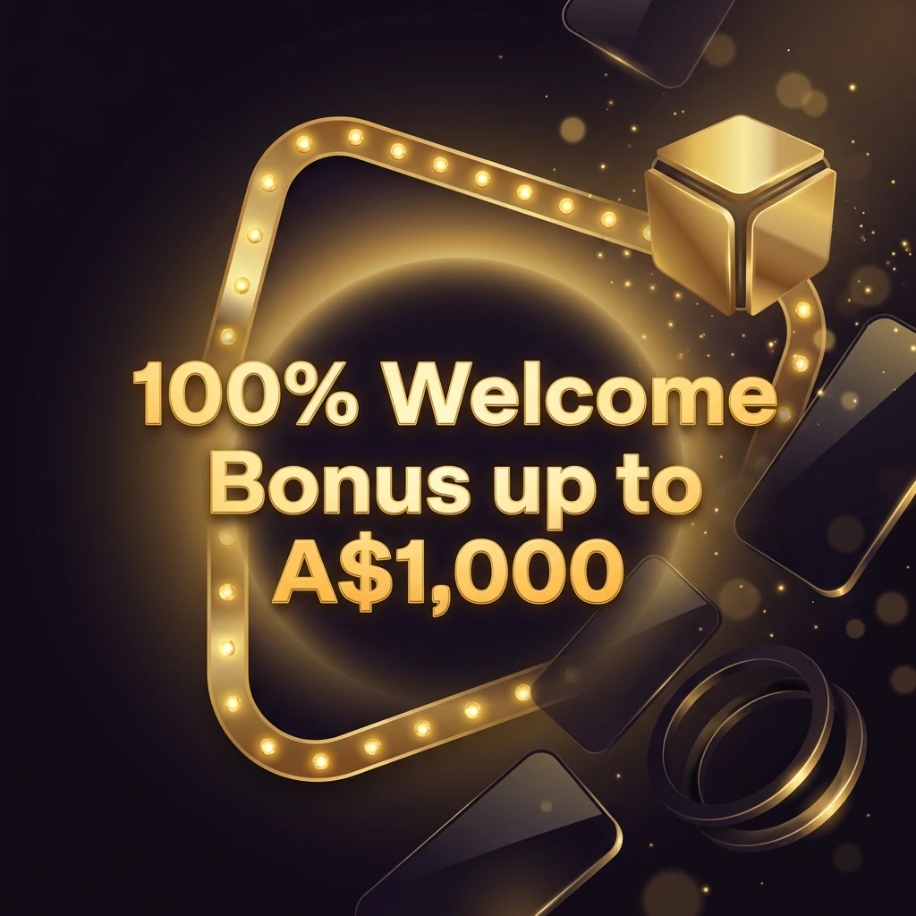 100% Welcome Bonus up to A$1,000