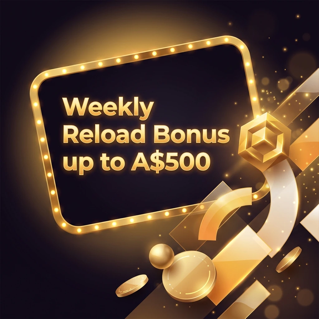 Weekly Reload Bonus up to A$500